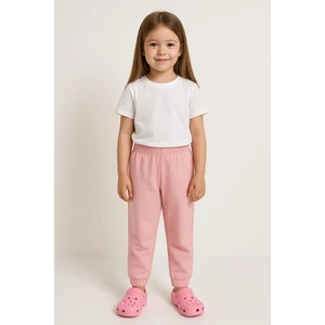 Unisex Çocuk Pamuklu Yumuşak Dokulu Jogger Pijama Altı