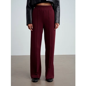 71925 Beli Lastikli Bol Eşofman-Bordo