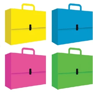 Saplı Kutu Klasör Renkli Kaışık - 1 Adet