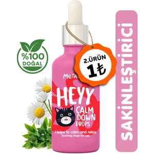 Kediler için Sakinleştirici Rahatlık Damlası, Doğal Vitaminleri, Anti Stress, Relax, Gevşeme
