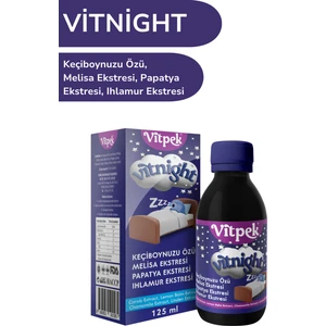 Vitnight Melisa Ekstresi, Papatya Ekstresi, Ihlamur Ekstresi