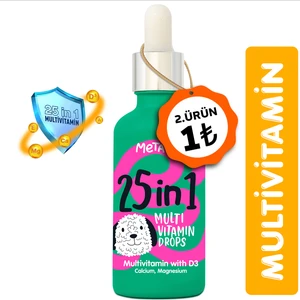 Köpekler için Premium Multi Vitamin Damla, Doğal ve Organik Içerikli Köpek vitamini, 50 ML