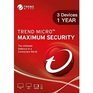 Trend Micro Maximum Security 3 Cihaz İçin 1 Yıl Abonelik Dijital Kodlu Ürün
