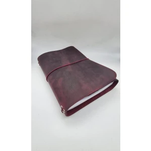 Hakiki Deri A5 Defter Kılıfı - Kişiselleştirilebilir