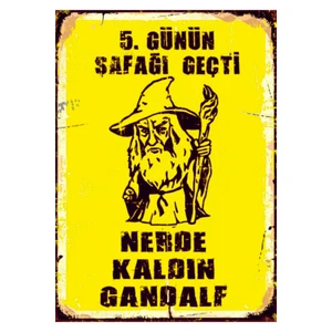 Ahşap Mdf Poster (27X18CM)