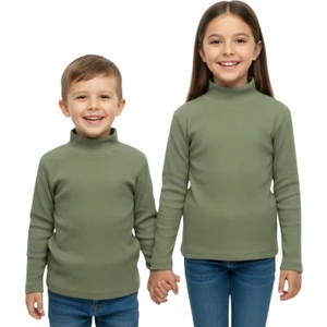 Kız/erkek Çocuk Bluz Balıkçı Yaka Fitilli