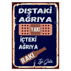 Ahşap Mdf Poster (27X18CM)
