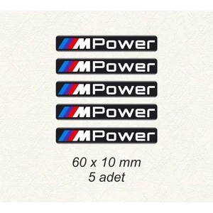 Bmw M Power 5'li Damla Sticker