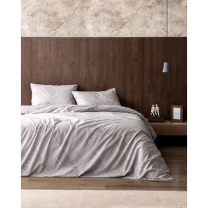 Madame Coco Aurelie Tek Kişilik %100 Pamuk Ranforce Baskılı Nevresim Takımı - Gri