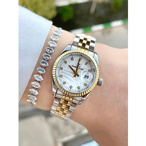 Daniel Klein 28 mm Mini Rolex Kasa Kadın Kol Saati ve Bileklik