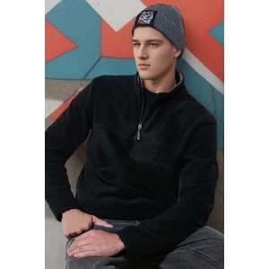 Slim Fit Anti-Pilling Tüylenme Yapmayan Bato Yaka Kışlık Şardonlu Polar Erkek Polar 5906001