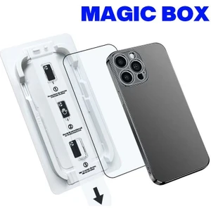 iPhone 17 Pro Max Premium Quality Hd+ Glass Uygulama Aparatlı Tam Ekran Koruyucu Kırılmaz Cam