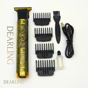 RF-1862 Profesyonel T-Bıçak Saç & Sakal Tıraş Makinesi – Kablosuz, 4 Taraklı