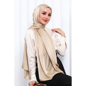 İmaj Butik Koyu Bej Jan Jan Şal