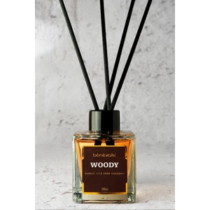 Woody Bambu Çubuklu Oda KOKUSU100 ml / Odunsu, Vanilya ve Amber Notaları