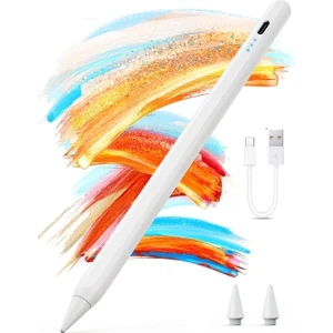 M.TK Moveteck Apple Ipad A16 Air 6/7/8/9/10/11/12. Nesil Avuç Içi Red Özellik Palm Rejection Tablet Kalemi Stylus Yazı Çizim Pen