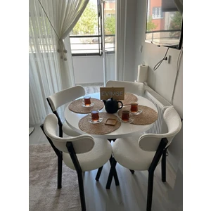 Evimse 4 Kişilik Mutfak Masa Sandalye Takımı Teddypro