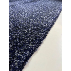 Kumaş Sever Gece Mavisi Rengi Teddy Peluş Kumaş Yün Pamuk Karışımı Çift En 150 cm Kaban Ceket Yelek Tüvit