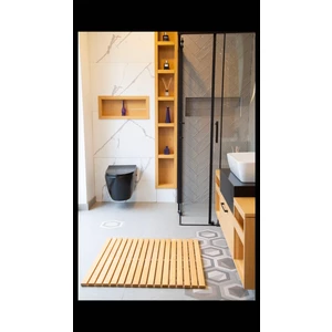 Üç Yıldız Dekorasyon Ahşap Duş Izgarası Özel Ölçü