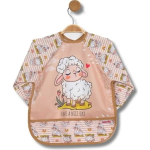 Bambino Kids Uzun Kollu Mama ve Aktivite Önlüğü Kuzu (6-24 Ay)