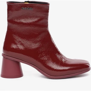 Kadın Bordo Hakiki Deri Bot 5K2DB34504