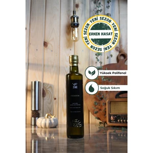 ZENDE Premium Yüksek Polifenol 500 ml Erken Hasat Soğuk Sıkım Natürel Sızma Zeytinyağı
