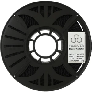 Siyah PLA Premium Filament 1.75MM 1 Kg.