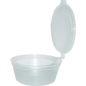 Sert Plastik Kapaklı Sos Kabı 30 cc - 50'li