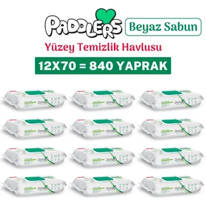 Easy Clean Beyaz Sabun Katkılı Yüzey Temizlik Havlusu 12X70 (840 Yaprak)