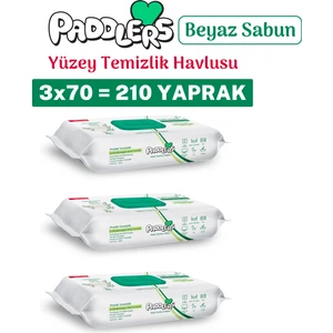 Easy Clean Beyaz Sabun Katkılı Yüzey Temizlik Havlusu 3X70 (210 Yaprak)