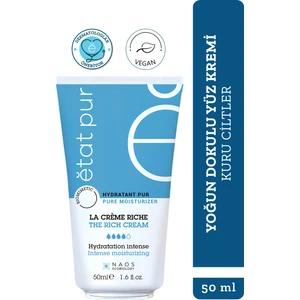 Etat Pur Rich Moisturizing Cream Yoğun Dokulu Yüz Nemlendirici Bakım Kremi 40 ml Kuru Ciltler için