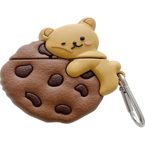 Caseonn Apple Airpods 4.nesil/anc Kılıf Karakter Figürlü Cookie Bear