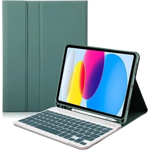 Ipad Air 11 Inç M2/m3 Air 4/5 10.9 Inç Uyumlu Kablosuz Kalemlikli Klavyeli Tablet Kılıfı