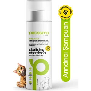 Petissimo Care Arındırıcı Kedi Şampuanı - Pire Parazit Kene Karşıtı  - 200 ml