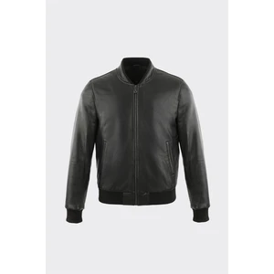 Siyah Deri Erkek Ceket