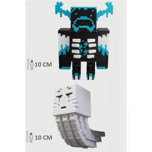 Minecraft Warden ve Ghast Set Hareketli Eklemli Figür