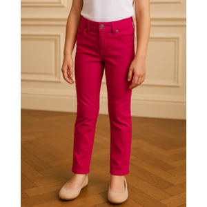 Keskin Bebe Kız Çocuk Likralı Kot Pantolon