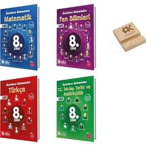Newton Yayınları Newton Lgs 8. Sınıf Üstatların Kaleminden Matematik Fen Türkçe ve Inkılap Branş Denemeleri 4lü Set
