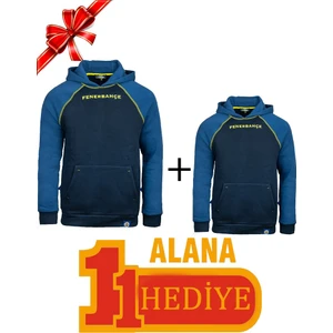 Orijinal Lacivert Kapüşonlu Sweat 1 Alana 1 Hediye