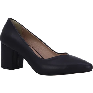 26569 Hakiki Deri Stiletto Kadın Ayakkabı