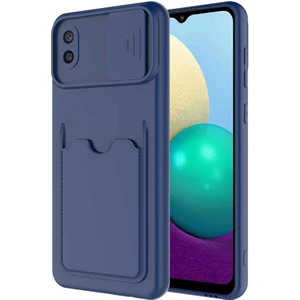 Galaxy A02 Kılıf ​tcmk Kartix Kapak-Lacivert