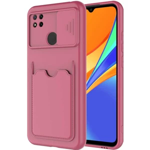 Xiaomi Redmi 9c Kılıf ​tcmk Kartix Kapak-Koyu Mor