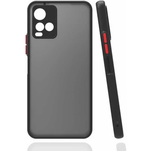 Vivo Y32 Kılıf Tcmk Hux Kapak-Siyah