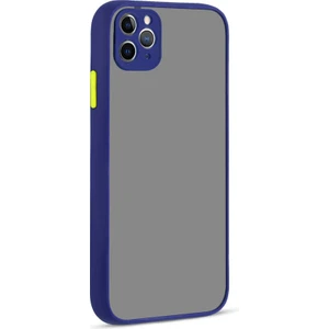iPhone 11 Pro Max Uyumlu Tcmk Hux Kapak-Lacivert