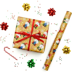 Repro Design 70X100 Yılbaşı Temalı Hediye Paketleme Kağıdı - 2'li Paket - M23