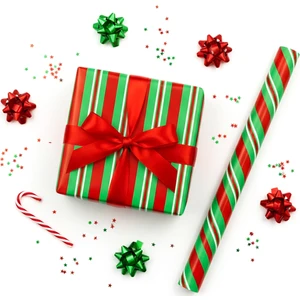 70X100 Yılbaşı Temalı Hediye Paketleme Kağıdı - 2'li Paket - M17