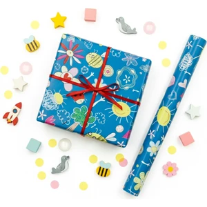 70 x 100 Hediye Paketleme Kağıdı 2'li Set (Model-7) 📚 Okul Projeleri ve Özel Günler Için Mükemmel! 🎨