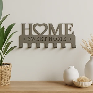 Dekoratif Metal Anahtarlık Askılığı | Giriş Için “home Sweet Home” Tasarımı