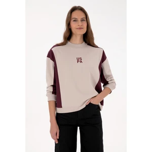 U.s. Polo Assn. Kadın Plum Sweatshirt 50314951-VR177
