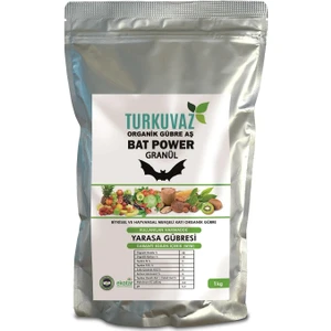 Organik Bat Power Granül Yarasa Gübresi 1 kg